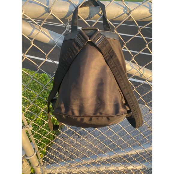 Vintage Black Prada Nylon Tessuto Drawstring Backpack - Picture 2 of 9